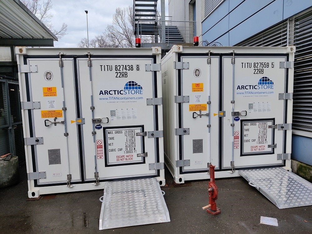 Rent our refrigerated storage containers ARCTICSTORES in Switzerland!2