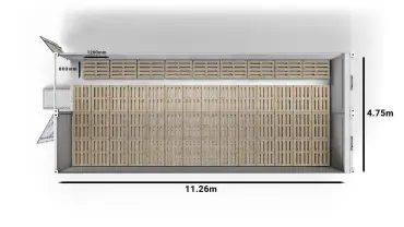 51 Euro Pallets in a 2-bay 40ft Arctic SuperStore