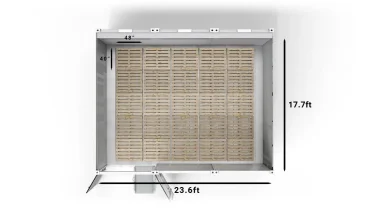 ArcticSuperStore 20ft Small Pallets US