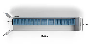 CHEP Pallets in 40ft UltraFreezer Refrigerated Container