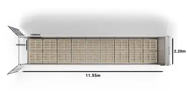 18 UK Pallets in a 40ft UltraFreezer