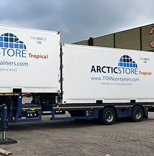 ArcticStore Refrigerated Containers for a German Trade Fair