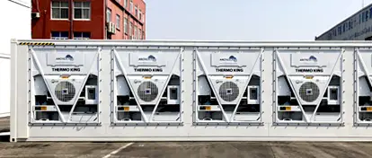 4 x 20ft ArcticBlast refrigerated cold storage solutions
